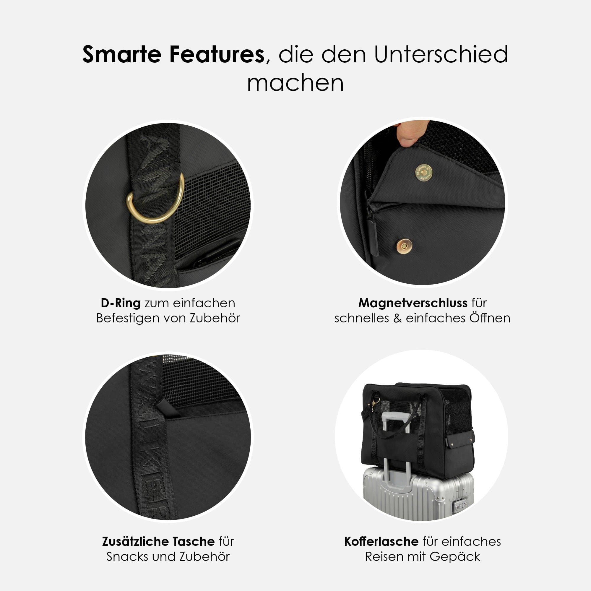 William Walker Hundetragetasche fürs Flugzeug Cloud Summit