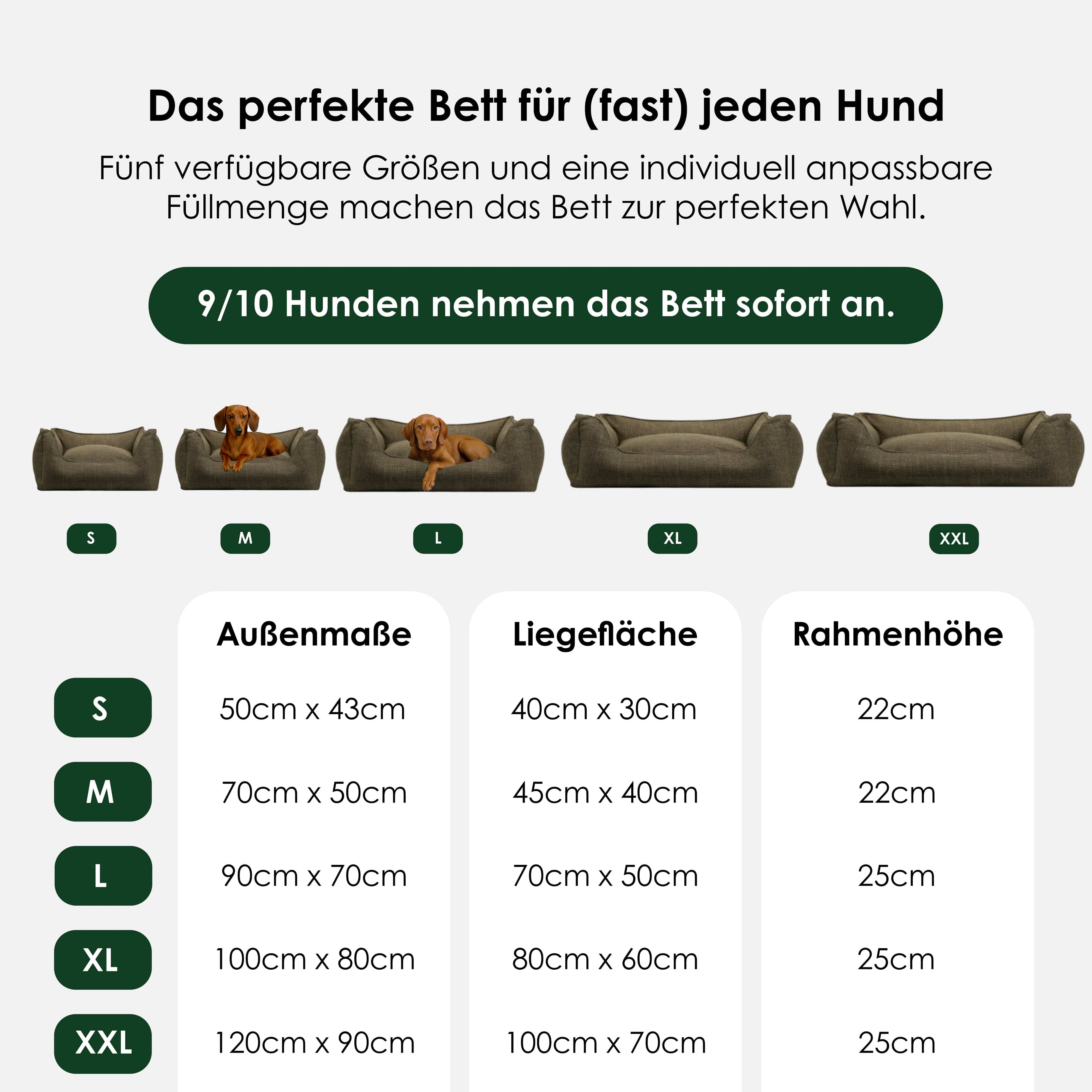 William Walker Orthopädisches Hundebett Cord