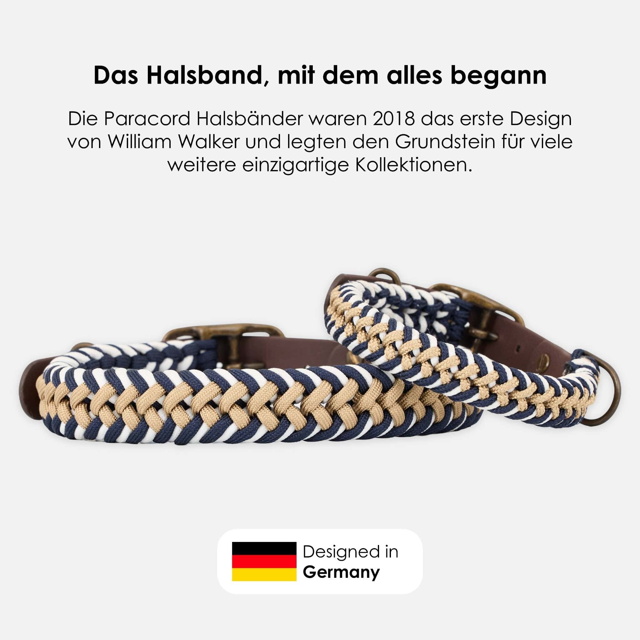 William Walker Paracord BioThane® Hundehalsband Hanseatic // Limited