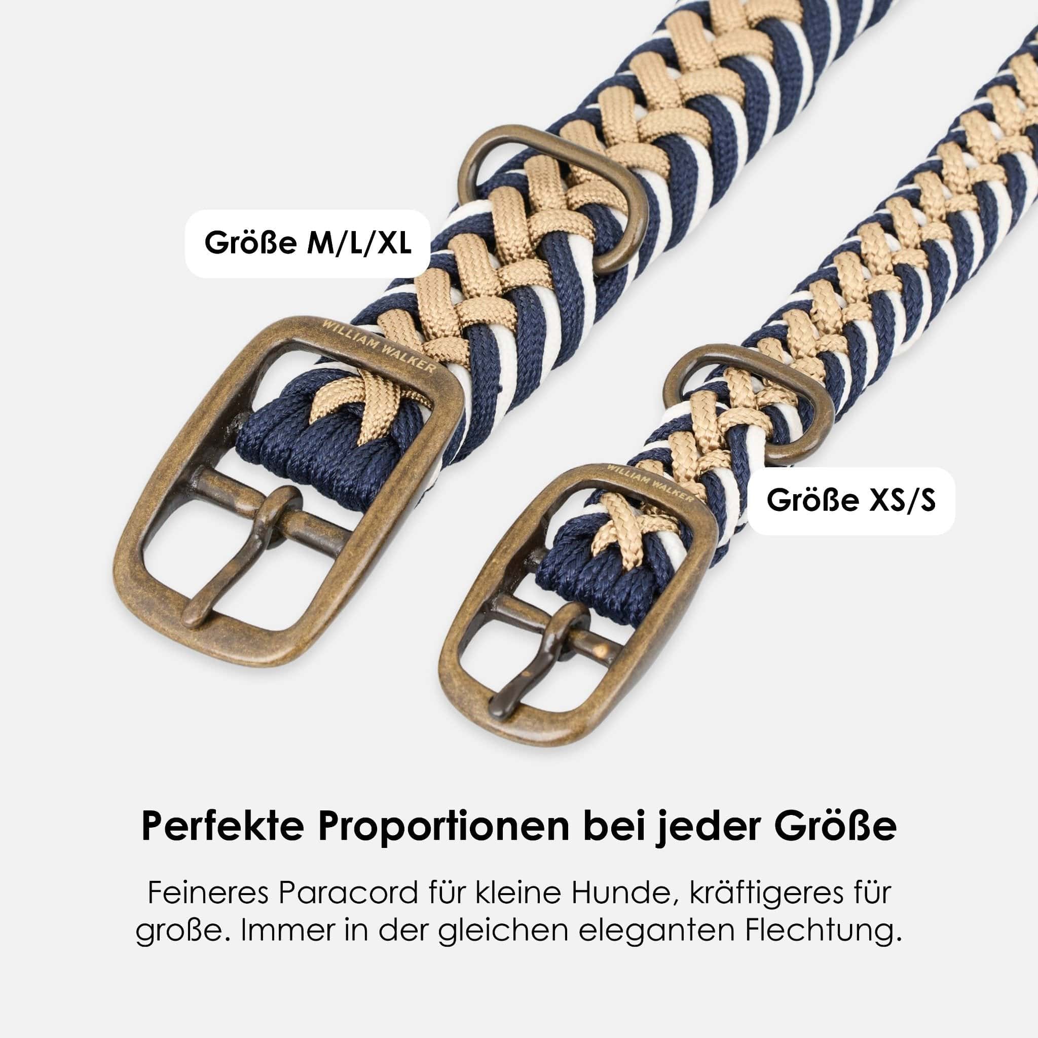 William Walker Paracord BioThane® Hundehalsband Hanseatic // Limited