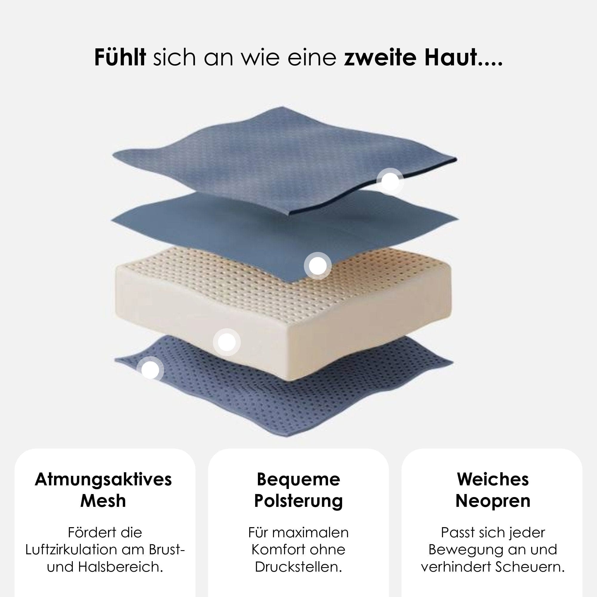 William Walker Hochwertiges Y-Hundegeschirr Sky (blau)
