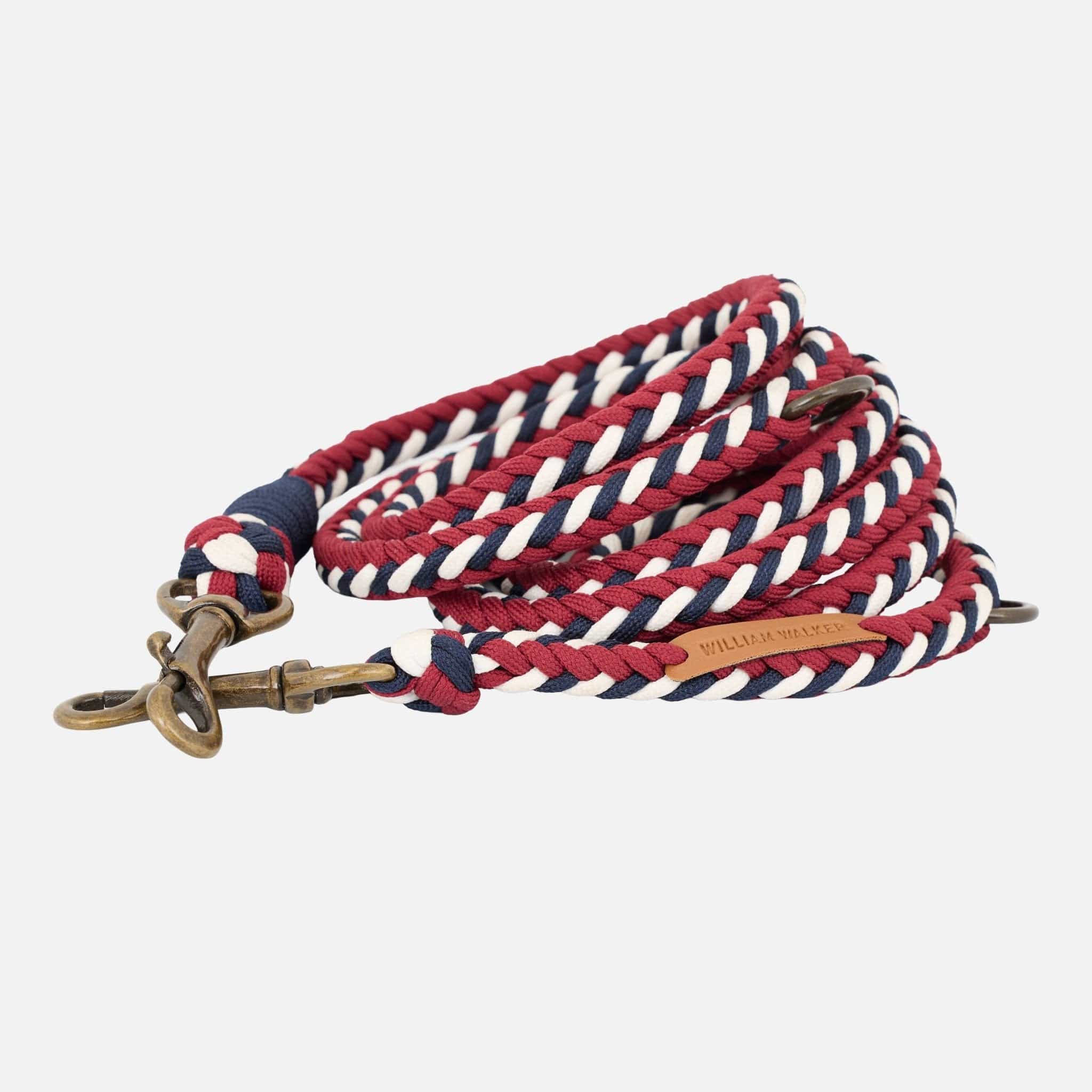 William Walker Paracord Hundeleine Royal // Limited