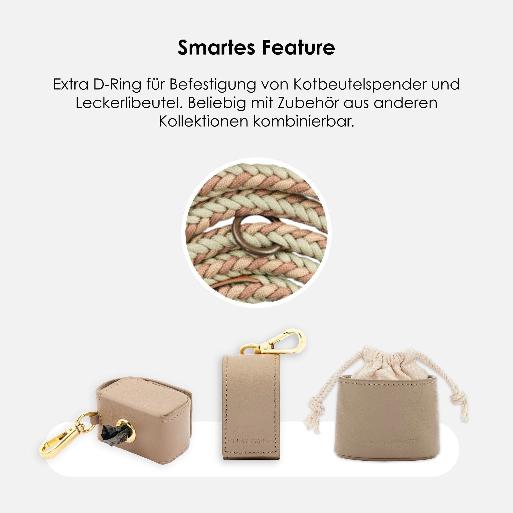 William Walker Paracord Hundeleine Shire // Limited