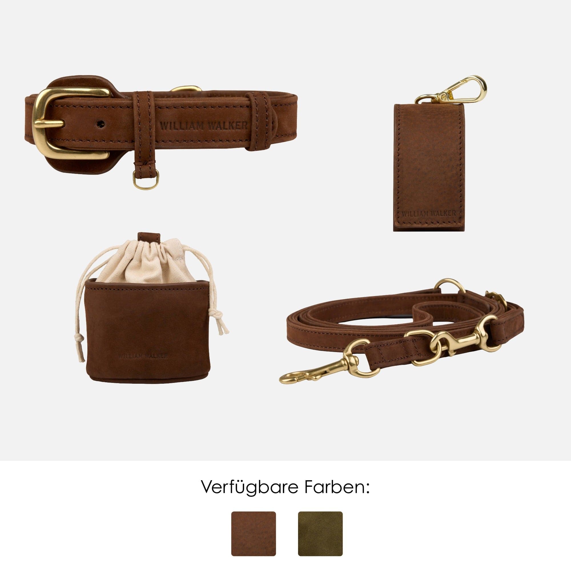 William Walker Premium Walking Set aus wasserfestem Nubukleder