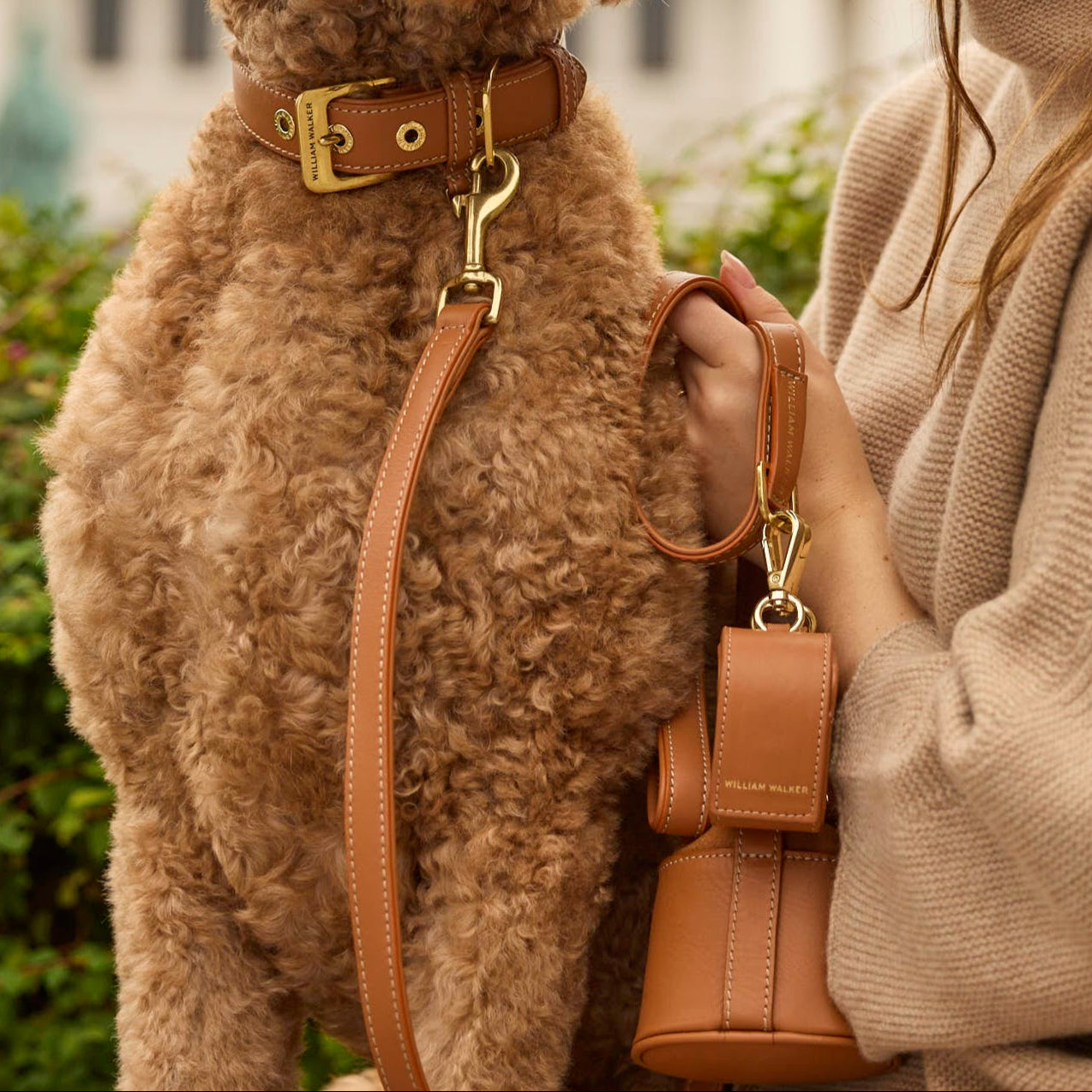 William Walker Kotbeutelspender Caramel