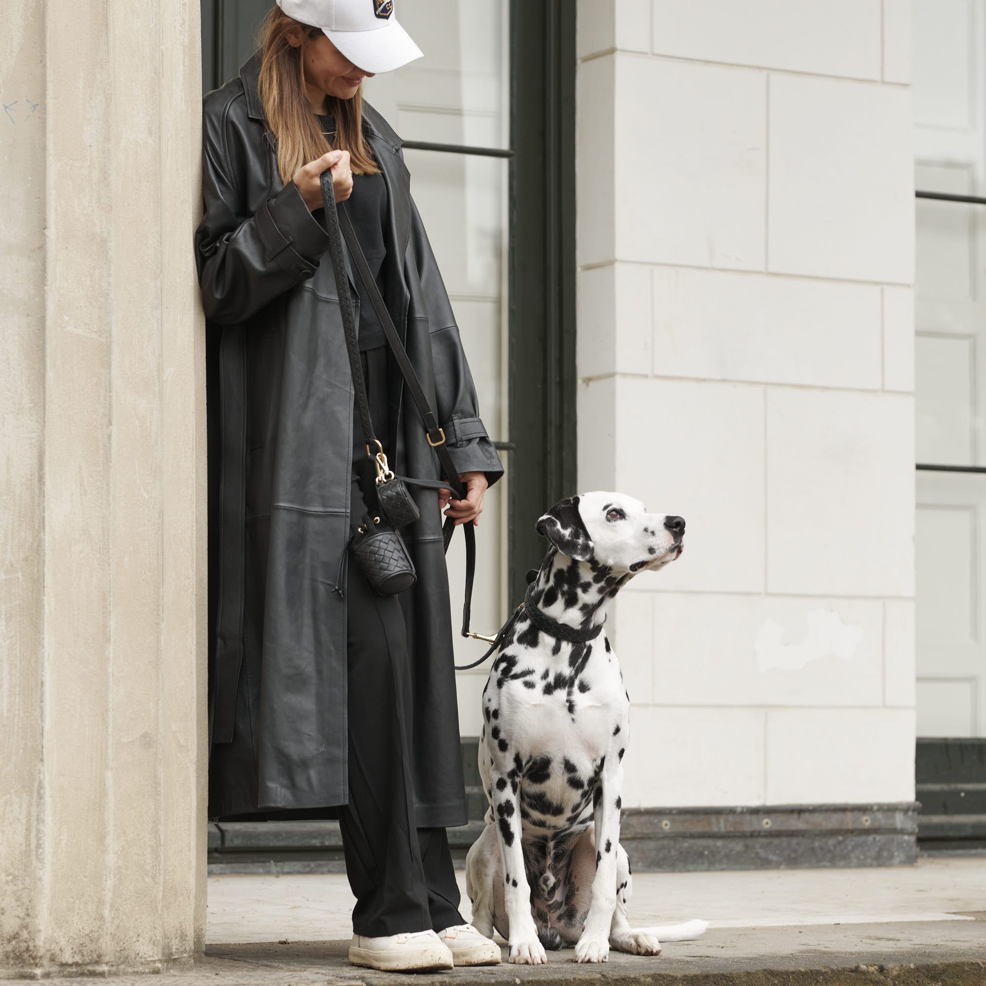 William Walker Hochwertige Leder Hundeleine Prestige Nero (Schwarz)