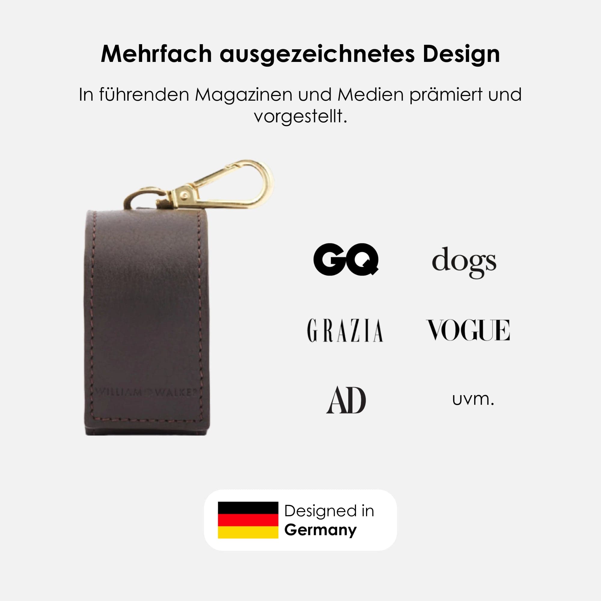 William Walker Kotbeutelspender Earth (Braun)