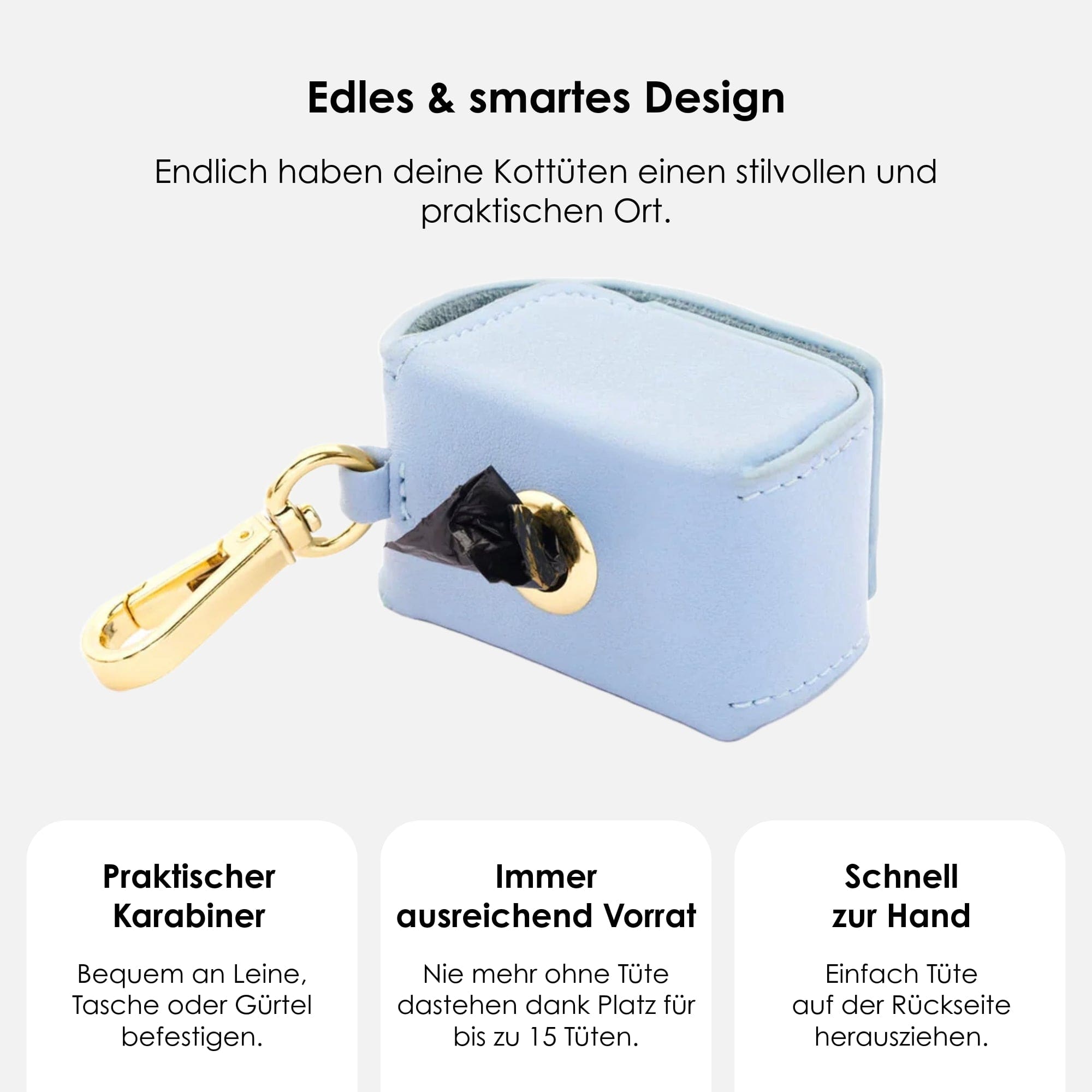 William Walker Kotbeutelspender Sky (Baby-Blau)