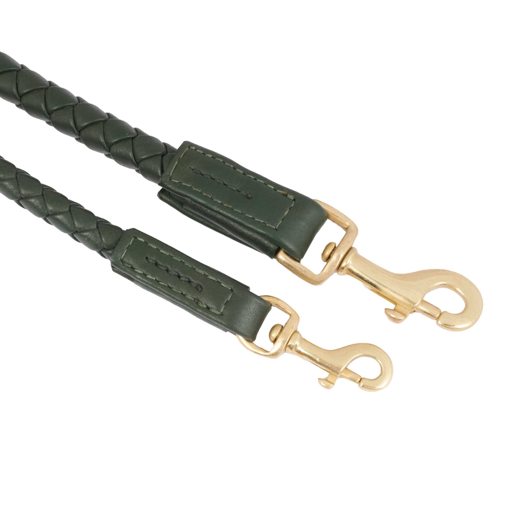 William Walker Hundeleine Twisted Dark Moss