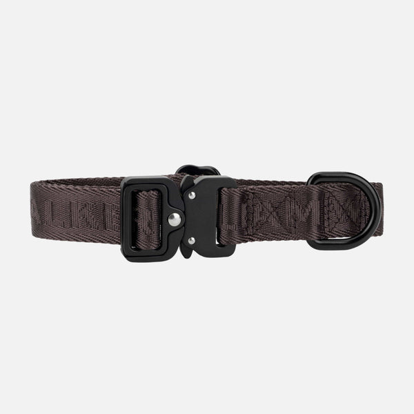 Jacquard Nylon Dog Collar Earth (brown)