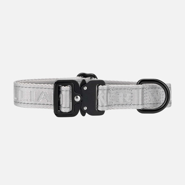 Jacquard Nylon Dog Collar Lunar (Reflective)