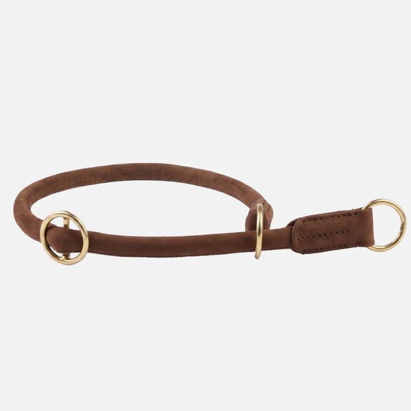 Round Leather Martingale Collar