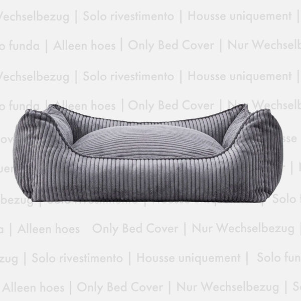 Replacement cover for Cord dog bed Charcoal