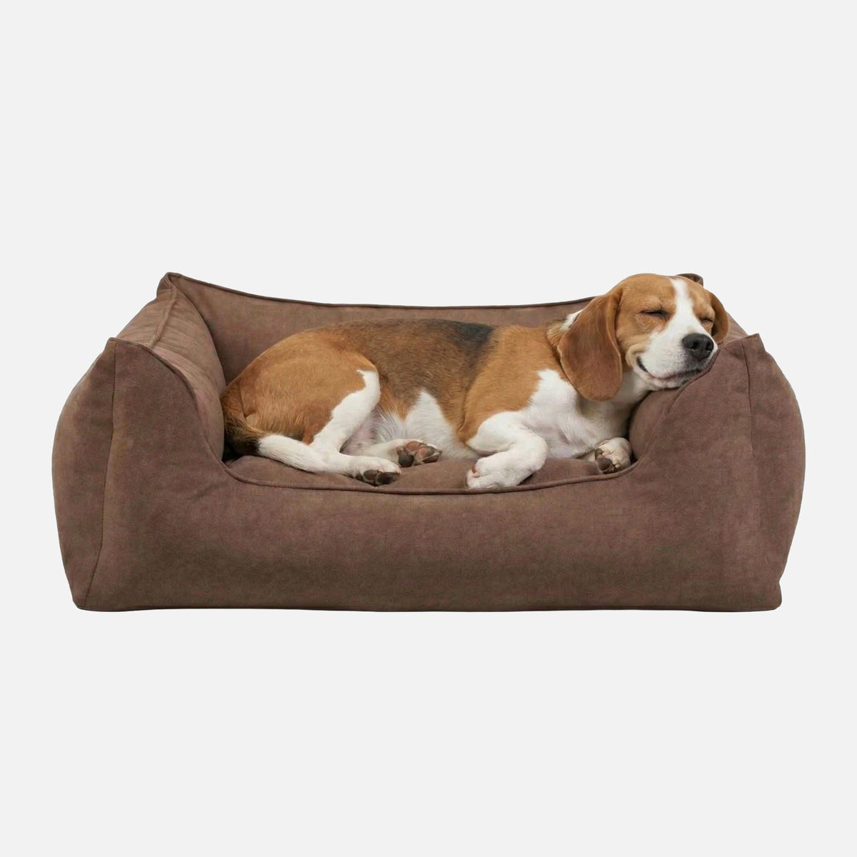 William Walker Orthopädisches Hundebett Plain Wood / S / Kissen (Flocken)