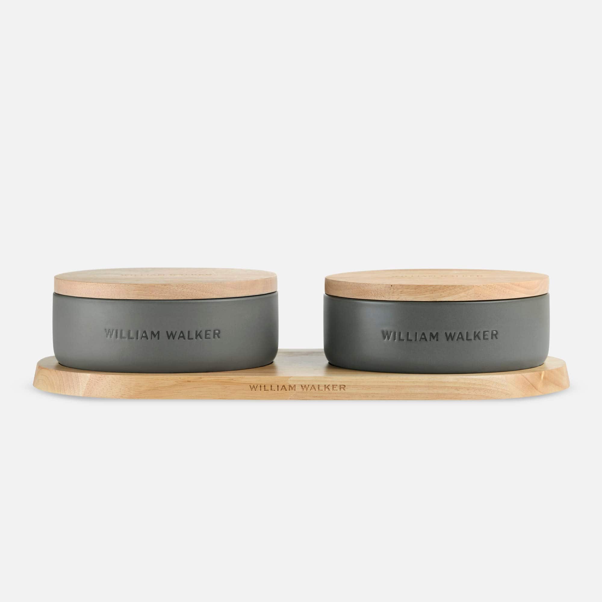 William Walker Keramik-Hundenapf Sea Salt (grau)