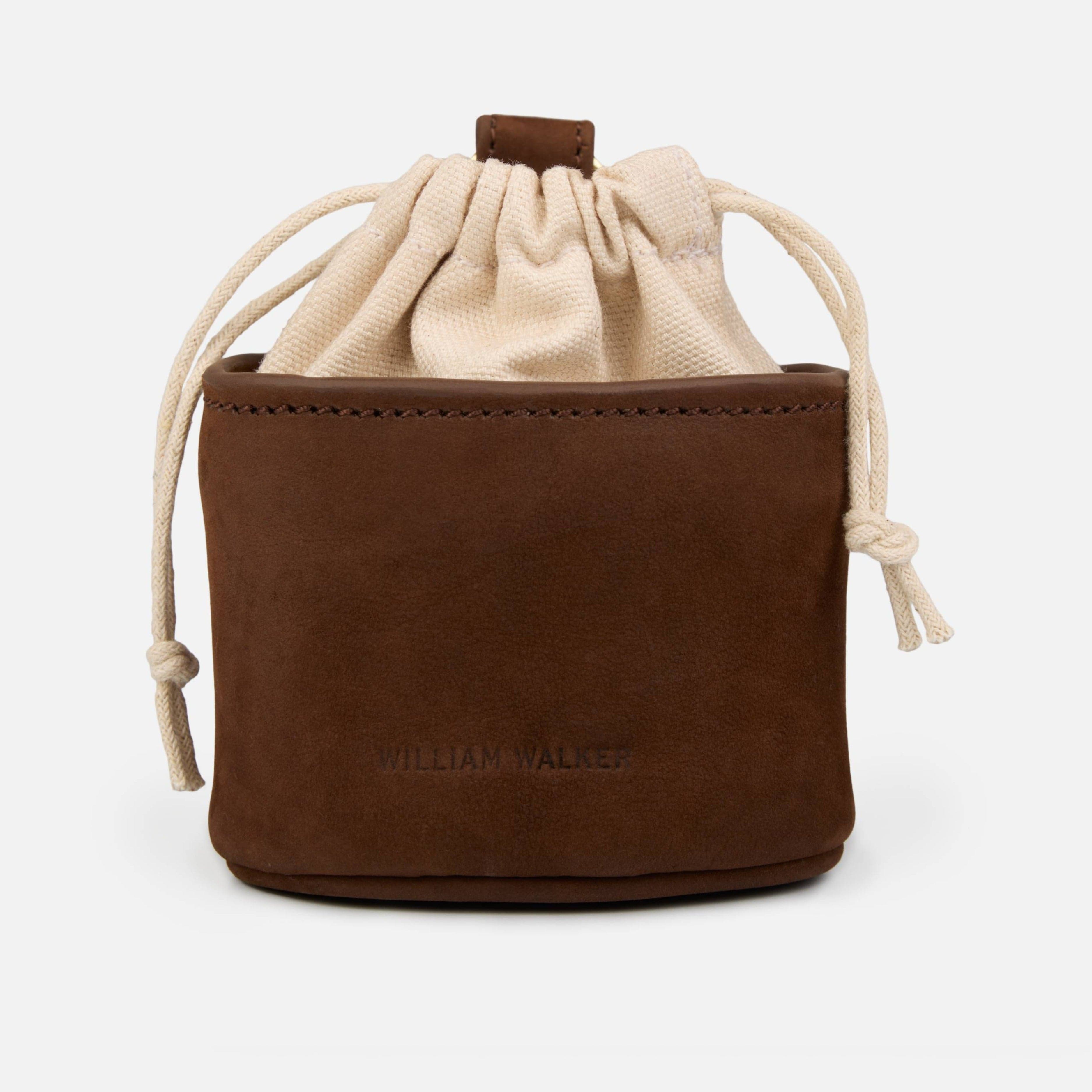 William Walker Leckerlibeutel aus wasserfestem Nubukleder