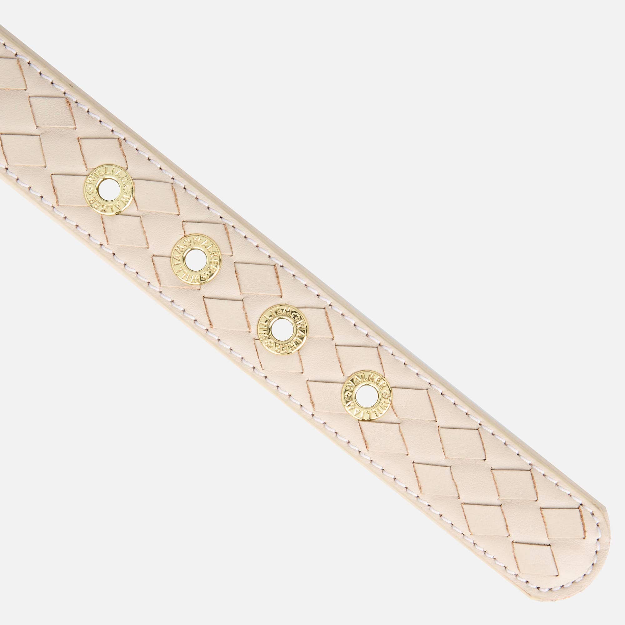 William Walker Leder Hundehalsband Prestige Almond